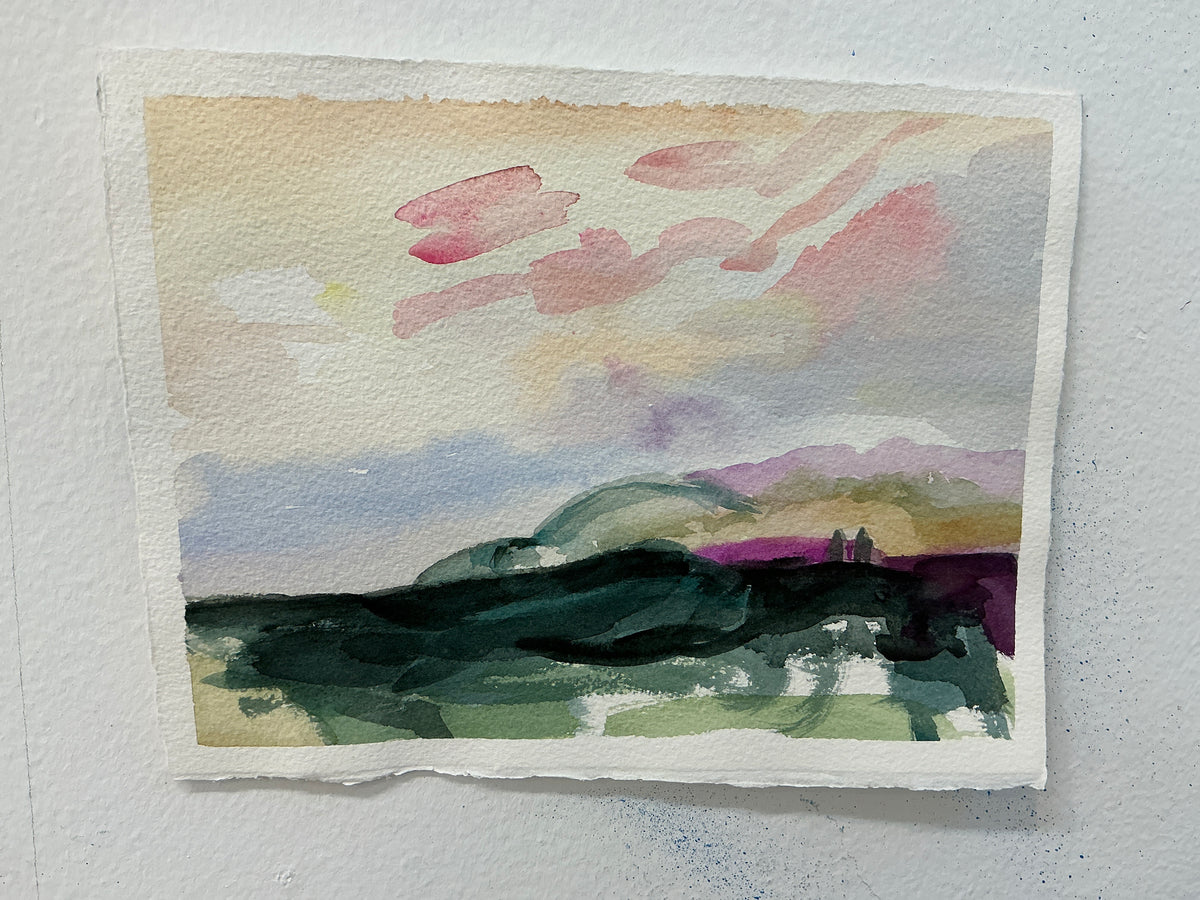 208. Landscape at dusk