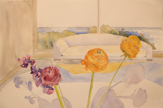 24. Flowers and Couch