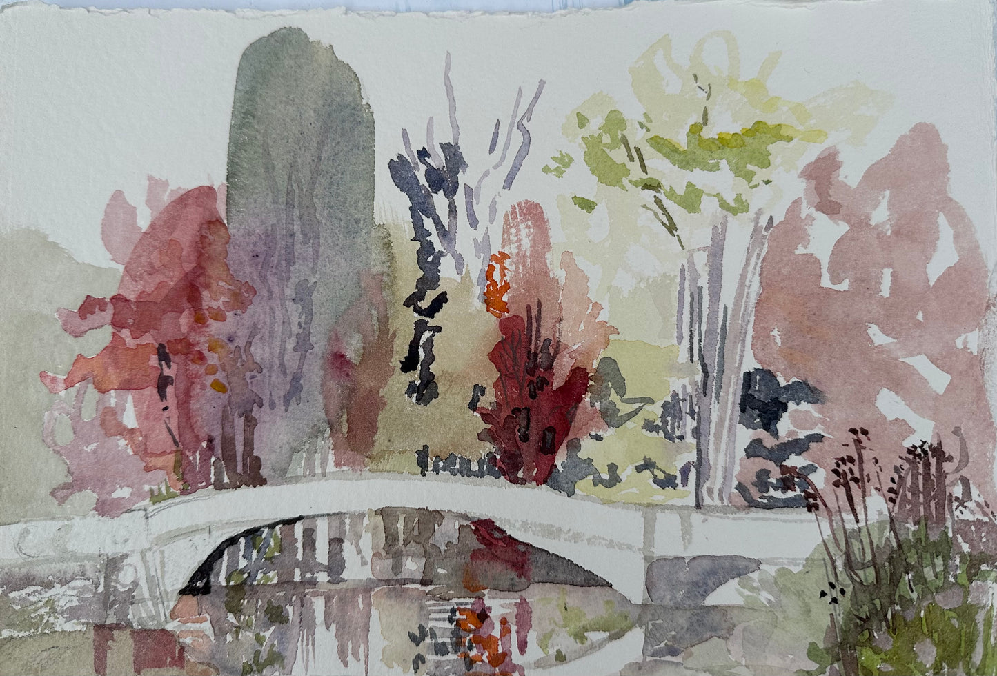 34.The Bow Bridge in Autumn