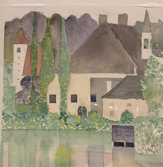 78.House on the Lake after Klimt