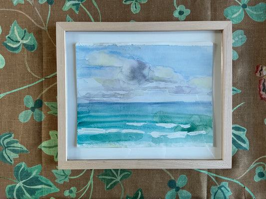 76. Breaking Waves On Aqua Water