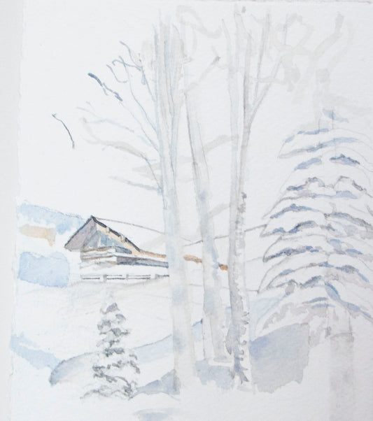 49.Lodge in Deep Snow