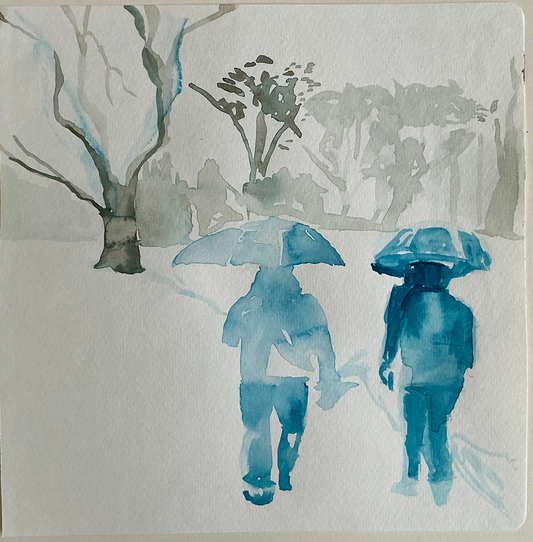 85. Central Park In The Rain